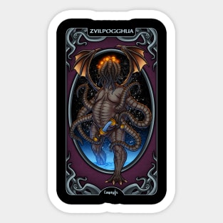 Lovecraft Tarot Temperance Sticker